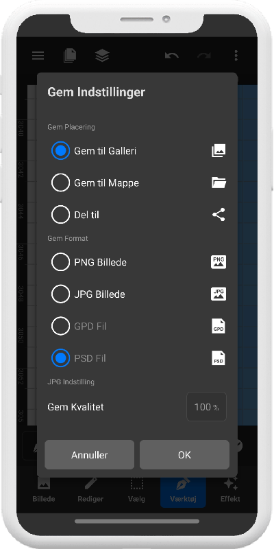 PSD Billede