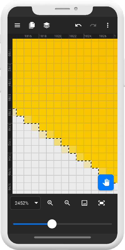 Pixel szintű szerkesztés
