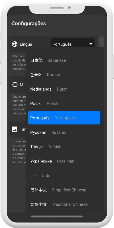 Idiomas