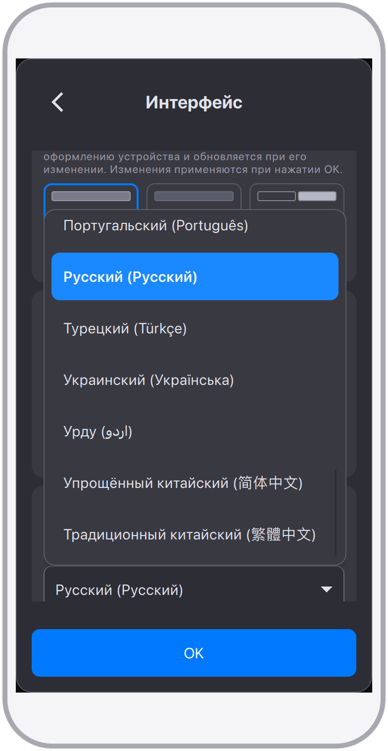 Многоязычная Поддержка